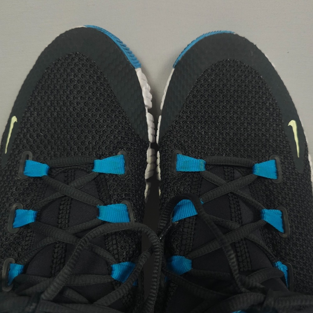 Nike Free Metcon 4 Shoes Men 10.5 Anthracite Citron Tent Gray Blue Trainers - Picture 12 of 15